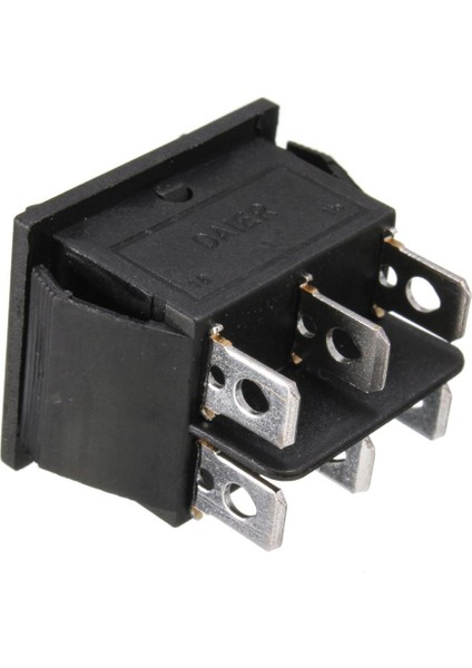 Pack-4 On / Off / 250 V / 10A 125 V / 15A Güç Pencere Kapı Kilidi Rocker Anahtarları (Yurt Dışından)