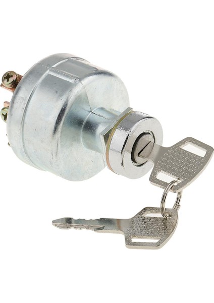 2 Tuşlu Evrensel 6 Terminal Ateşleme Anahtarı Kilidi Yeni (Yurt Dışından)