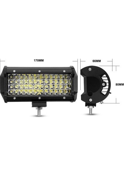 Panther X2 144W Bar Tipi LED Sis Farı Tekli