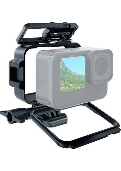Hero 9 Plastik Kafes Çerçeve Gopro Hero 9 - 10 Uyumlu
