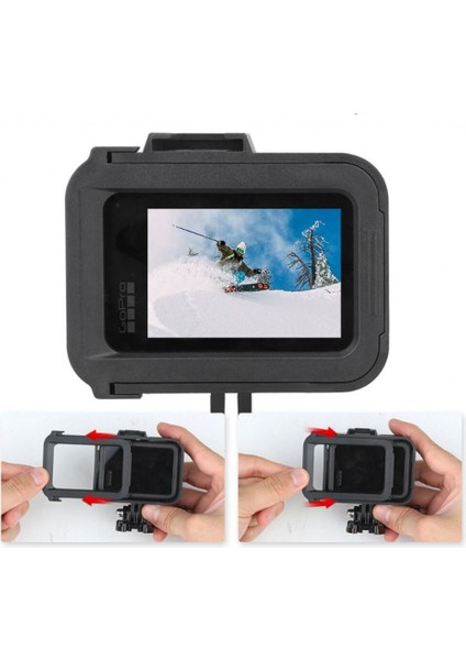 Hero 8 Plastik Kafes Çerçeve Gopro Hero 8 Uyumlu