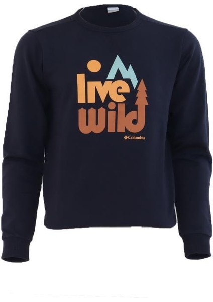 Live Wild Crew Erkek Sweatshirt CS0200-472