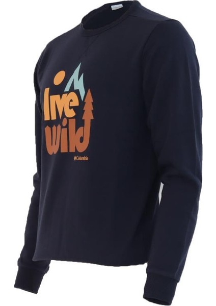Live Wild Crew Erkek Sweatshirt CS0200-472 fiyatları