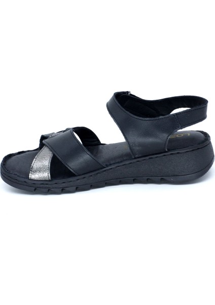 Trendyshose Ms.23 Deri Anatomic Kadın Sandalet
