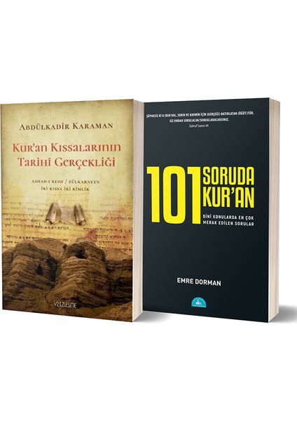 Kur’an Kıssalarının Tarihi Gerçekliği - 101 Soruda Kur’an 2 Kitap Set