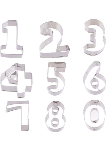 Rakamlar Set Kurabiye Kalıbı