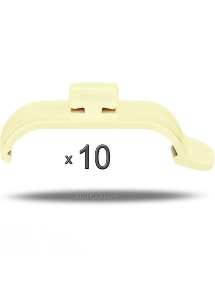 Stor Perde Korniş Montaj Aparatı (10'lu Paket) Plastik 3.5 cm Dar Kasa