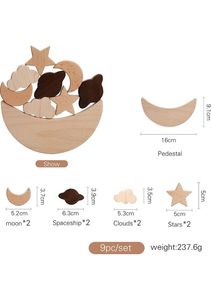 Çocuklar Için Ahşap Şekilli Oyuncaklar (Yurt Dışından)