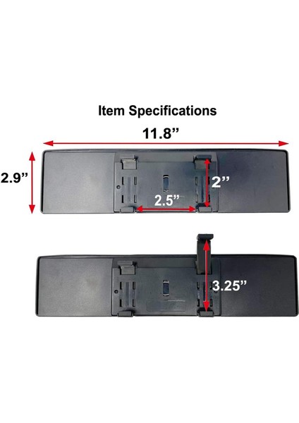 11.8 "300MM Evrensel Araba Içişleri Anti Glare Dikiz Aynası Temizle (Yurt Dışından) fırsatları