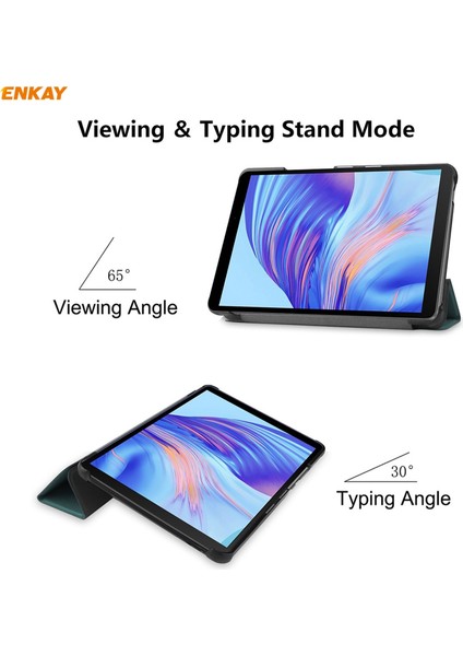 Huawei Matepad T8 / Onur Tablet Için Pu Deri Kılıf X7 (Yurt Dışından)