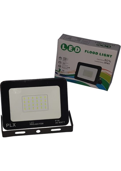 30 Watt LED Tablet Projektör Beyaz 6000-6500K