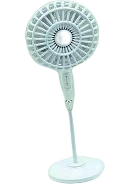 Kaide Fan Minyatür Mobilya 1/12 Dollhouse Dekorasyon Aksesuar Için Beyaz (Yurt Dışından)
