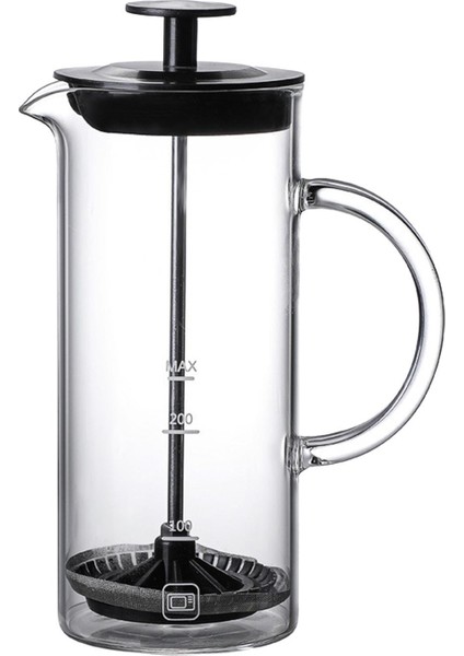 Fransız Basın Kahve Makinesi Dayanıklı Cam 480 ml Süt Frother Kahve Ev Siyah Için (Yurt Dışından)