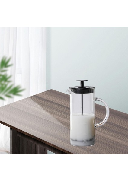 Fransız Basın Kahve Makinesi Dayanıklı Cam 480 ml Süt Frother Kahve Ev Siyah Için (Yurt Dışından)