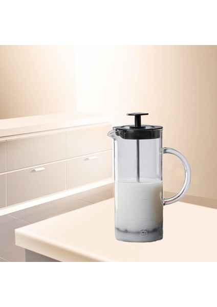 Fransız Basın Kahve Makinesi Dayanıklı Cam 480 ml Süt Frother Kahve Ev Siyah Için (Yurt Dışından)