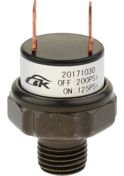 Hava Kompresörü Için Basınç Kontrol Anahtarı Vanası Alüminyum Alaşım 125-200PSI (Yurt Dışından)