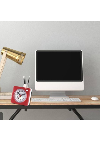 Baosity Oyma Batarya Batarya Küçük Çalar Saat Nightlight Snooze Kırmızı (Yurt Dışından) fiyatları