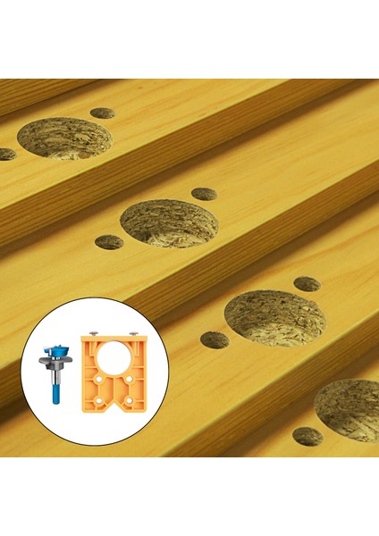 35MM Dolap Menteşe Jig Sondaj Delik Açacağı Matkap Bulucu Kılavuzu Dıy Araçları Sarı (Yurt Dışından) fırsatları