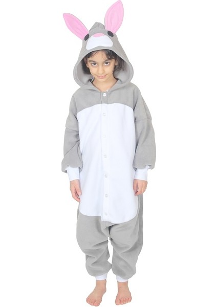 Çocuk Kigurumi Tavşan Kostümü