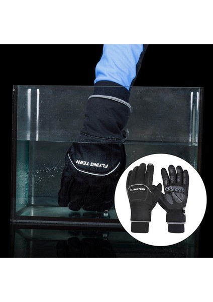 Kış Sıcak Rüzgar Geçirmez Su Geçirmez Kaymaz Termal Dokunmatik Ekran Kayak Eldiven L (Yurt Dışından) indirimleri