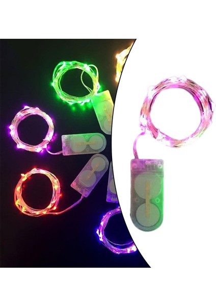 Su Geçirmez 2 M 20 Leds LED Bakır Dize Işıkları Peri Bahçe Parti Dekor Mor (Yurt Dışından)