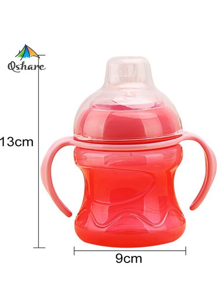 bebek Süt Toz Şişe Besleme Içme Suyu Saman Kolu Şişe Mamadeira Sippy Eğitim Kupası Bebek Besleme Kupası 200Ml | Şişeler (Yurt Dışından)