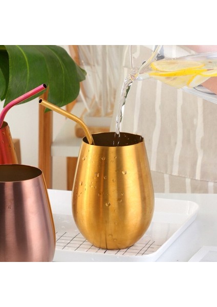 500Mlbeer Şarap Kupası Bira Tumbler Kokteyl Suyu Süt Kupası Metal Içme Kupa | Bira Steins (Yurt Dışından) fiyatları