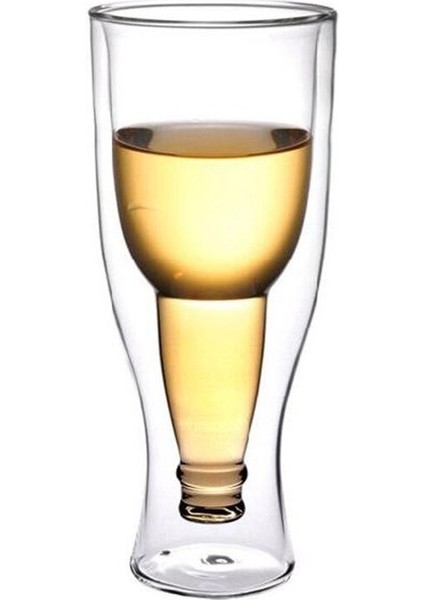 kokteyl Bardağı Kupa Çift Duvar Bira Şarap Kadehi Viski Şampanya Cam Kahve Fincanı Votka Kupalar Şişe Stil Drinkware | Bira Steins (Yurt Dışından)
