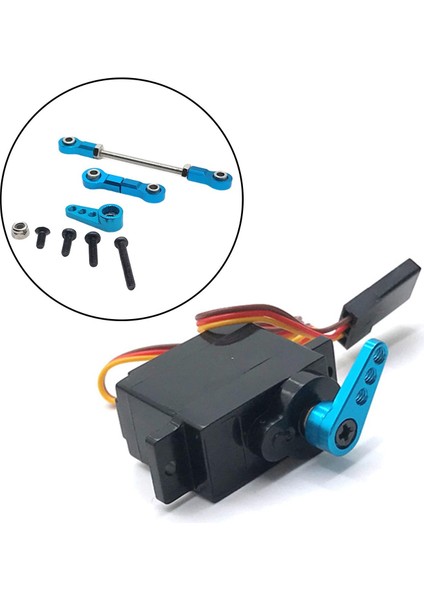 1/28 Direksiyon Çubuğu Yükseltme Parçaları Wltoys Için Çekin K969 K979 Mini-D Dıy Mavi