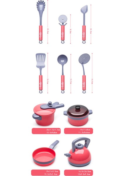 20X Pretend Pot ve Tavalar Setleri Oyuncaklar Tencere Öğrenme Oyuncaklar Hediye Bebek Yeşil Için (Yurt Dışından)