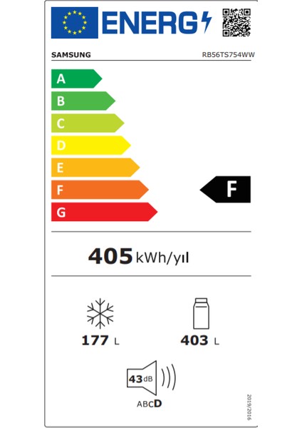 RB56TS754WW No-Frost Buzdolabı