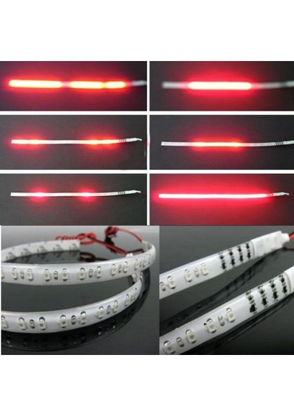 2 Adet Kırmızı LED Şövalye Rider Flaş Flaş Tarayıcı Neon Şerit Işık (Yurt Dışından) fiyatları