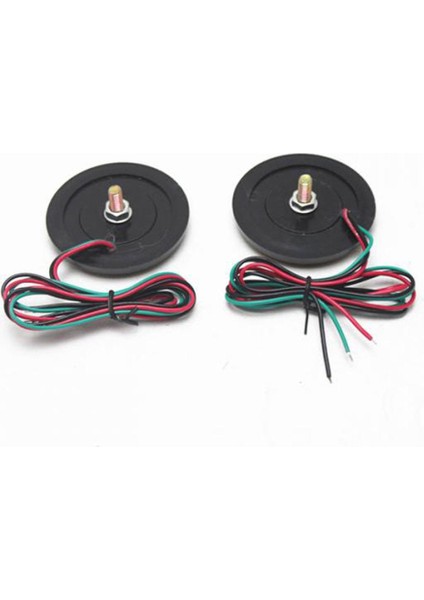 2 Adet 12 V Yuvarlak Reflektör LED Arka Kuyruk Fren Durdurma Işık 3 Ile Kırmızı (Yurt Dışından)