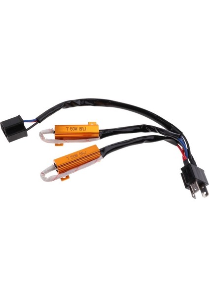H4 LED Drl Sis Işık 50 W 8ohm Yük Direnci Hatası Dekoder Canceller (Yurt Dışından)