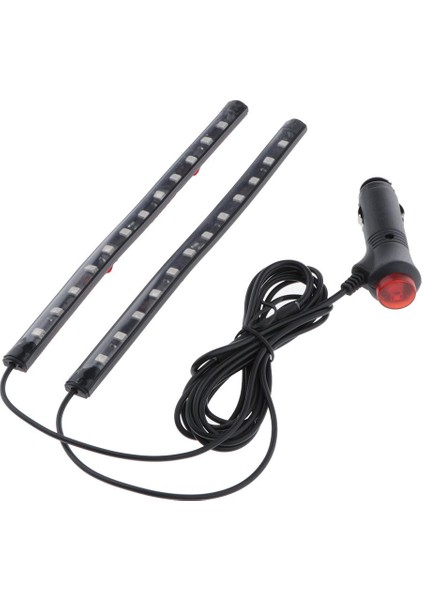 Mavi 12 LED LED Halat Şerit Işık Gece Aydınlatma Açık Kapalı Arka Plan Işık 2 Adet Mavi Işık 12 LED (Yurt Dışından) modelleri