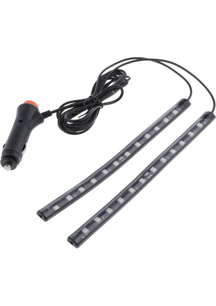 Mavi 12 LED LED Halat Şerit Işık Gece Aydınlatma Açık Kapalı Arka Plan Işık 2 Adet Mavi Işık 12 LED (Yurt Dışından) fırsatları