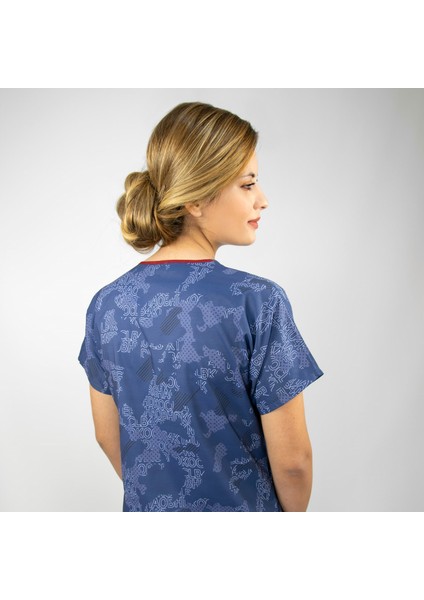 Harita Desenli Likralı Alt Üst Takım indirimleri