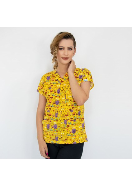 Emoji Desenli Likralı Alt Üst Takım fırsatları