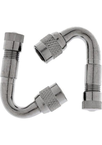 2 Adet Lastik Lastik Vana Kök Uzatma Araba Motosiklet Bisiklet Gümüş 45 Derece (Yurt Dışından) fırsatları