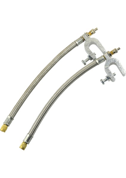 2 Adet Araba Araç Lastik Lastik Valfi Uzatma Adaptörü Paslanmaz Örgülü 250 Mm 10 " (Yurt Dışından)