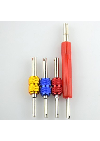 4 Adet Çift Kafa Araba Kamyon Lastik Vana Kök Çekirdek Sökücü Onarım Anahtarı Araçları (Yurt Dışından) modelleri