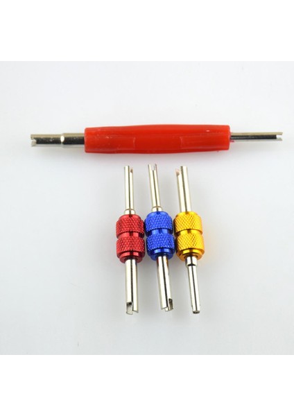 4 Adet Çift Kafa Araba Kamyon Lastik Vana Kök Çekirdek Sökücü Onarım Anahtarı Araçları (Yurt Dışından) indirimleri