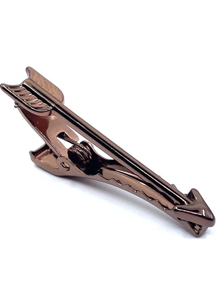 Ok Motif Bronz Renk Kravat Iğnesi KIY714 fiyatları