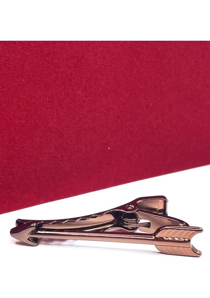 Ok Motif Bronz Renk Kravat Iğnesi KIY714 fırsatları