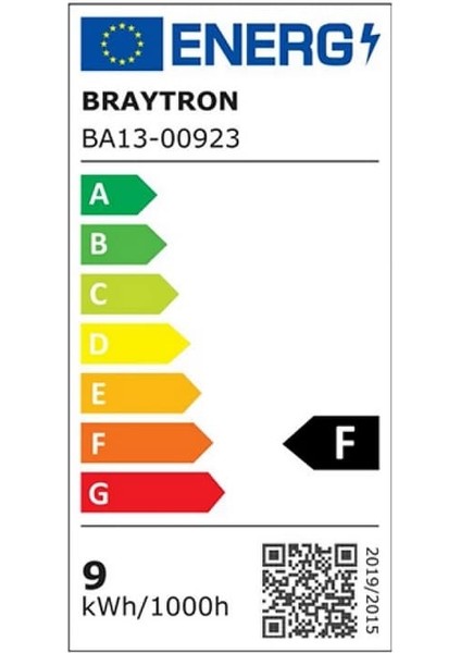 9W LED Ampul E27 3000K Gunışığı Işık BA13-00920