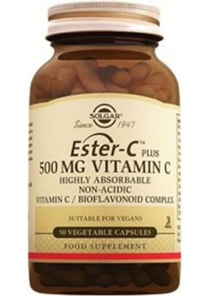 Ester C Plus 500 Mg 50 Kapsül