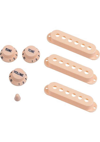 Pikap Kapağı + Hacim Topuzu + Elektrik Gitar Parçaları Sarı Için Anahtar Ipucu( Yurt Dışından)
