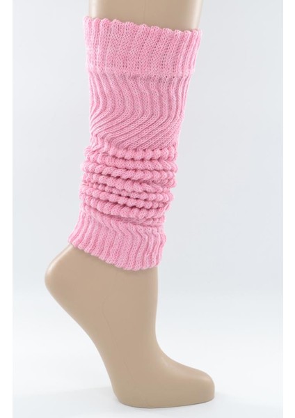 Kadın Düz Renkli Tozluk Aerobik Bot Çorap