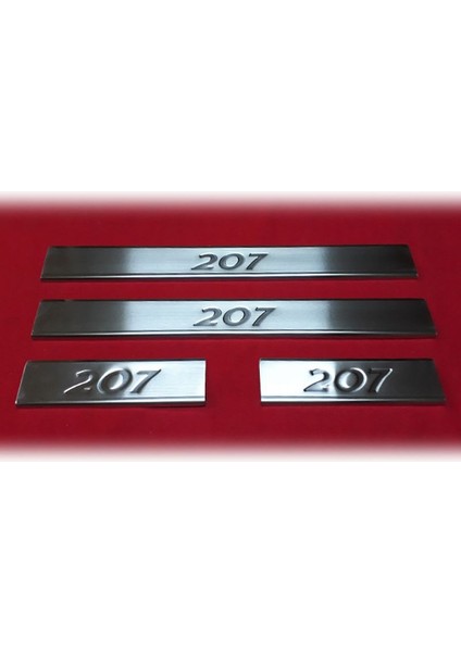 Peugeot 207 Krom Kapı Eşiği 2006-2012 4prç