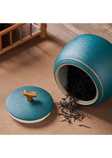 avrupa Tarzı Seramik Çay Caddy Şeker Buzlu Hava Geçirmez Kutu Ev Kahve Çekirdeği Şeker Saklama Konteyner Ev Dekorasyon Hediyeler | Depolama Şişeleri Ve Kavanoz (Yurt Dışından) modelleri